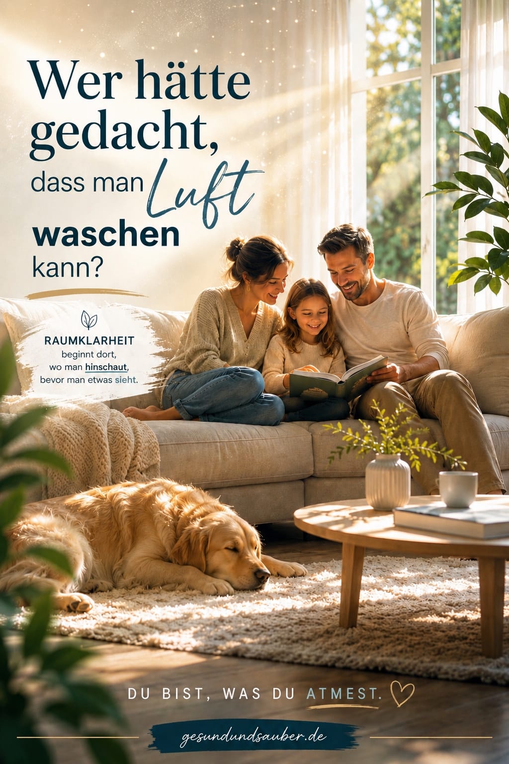 Warum es wichtig ist zu wissen, wie man Luft waschen kann.