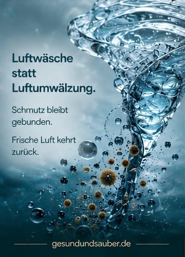 Warum sich die Luft nach einem Regenschauer so gut anfühlt – und was das mit deinem Zuhause zu tun hat 4 Wasserwirbel symbolisiert das Prinzip der Luftwäsche